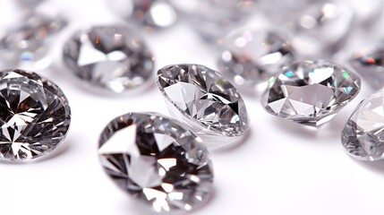 Prismatic Elegance: Diamonds in Their Finest Light