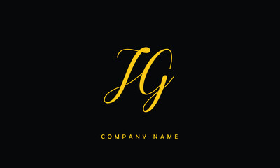 Fototapeta na wymiar JG, GJ, J, G Abstract Letters Logo Monogram