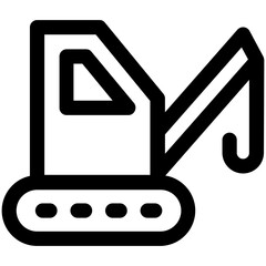 Forklift Vector Icon