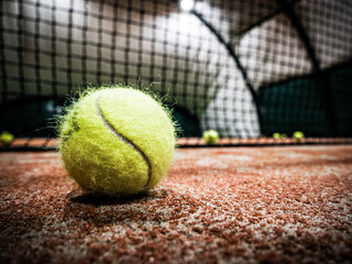 tennis. court. lights. game. ball