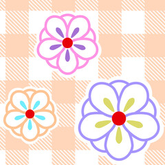 Beautiful Japanese style floral pattern