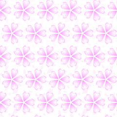 Beautiful cherry blossom pattern background