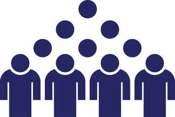 Vector social network button. Users icon design element. Customer icon