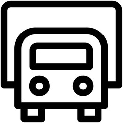 Delivery Van Vector Icon