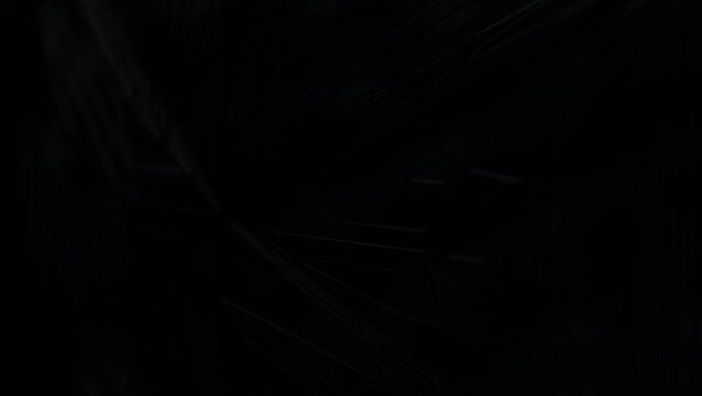 Abstract 3D Dark Lines Background