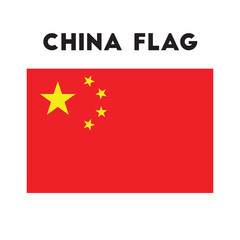 China flag vector