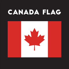 Fototapeta na wymiar Canada flag vector