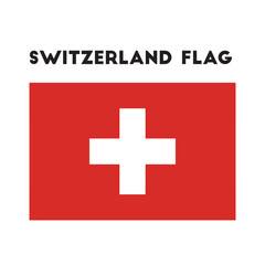 Switzerland flag vector