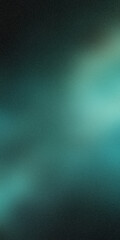 Dark green mint sea teal jade emerald turquoise light blue abstract background. Color gradient blur. Rough grunge grain noise. Brushed matte shimmer. Metallic foil effect. Design. Template. Empty.