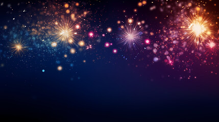 Fireworks background for celebration, holiday celebration concept