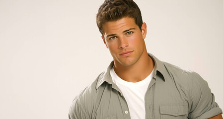 Obraz premium Portrait of a handsome young man