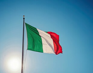 Italy flag against the sky