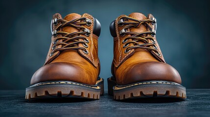 Brown Safety Work Boots: Durable Footwear for Industrial Protection