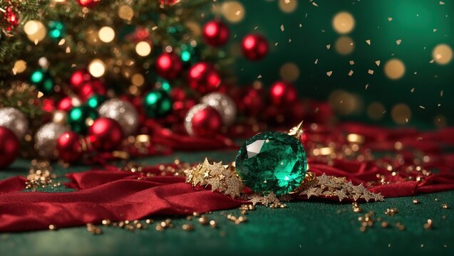 With a smooth, blurred look and fine stars, the background is an exquisite emerald red colour. For a heartfelt Valentine's Day or Christmas message, this festive template is ideal.
