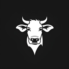 Beautiful Cow Logo, Design for Your Project, Ai Generative
