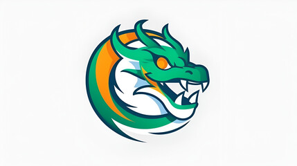 Beautiful Dragon Logo, Design for Your Project, Ai Generative