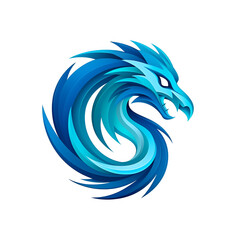 Obraz premium Beautiful Dragon Logo, Design for Your Project, Ai Generative