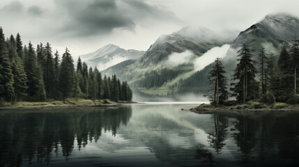 lake in mountains