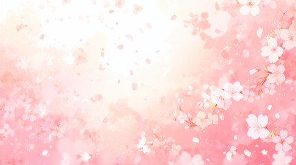 桜背景の壁紙素材