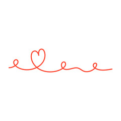Fototapeta na wymiar Hand lettering love heart infinity symbol