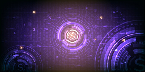 Abstract technology background vector illustration