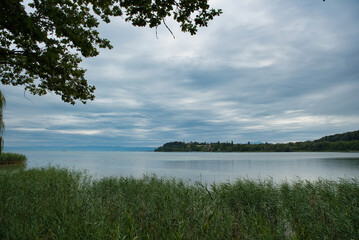 Blick über den Bodensee in Deutschland