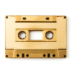Obraz premium Gold Cassette tape 