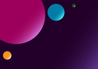 colorful planetary background