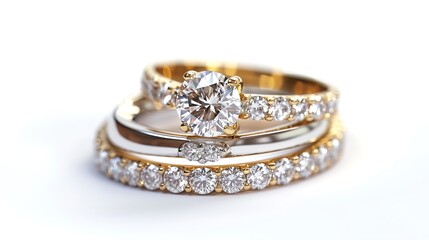 Bespoke Brilliance: Designer Engagement Ring with Diamonds