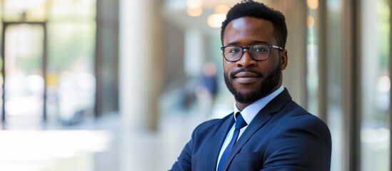 Obraz premium Seek guidance from an Atlanta-based expert who supports Black professionals in their corporate endeavors.
