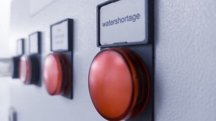 Indicator lamp for sign control machine.