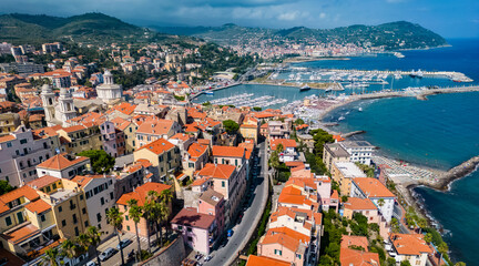 Porto Maurizio on the Italian Riviera, Liguria, Italy
