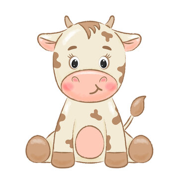 funny cute cow