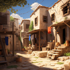 street in the old town 