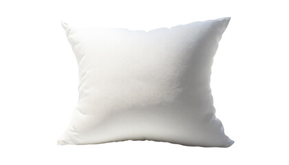 Fototapeta na wymiar White pillow isolated on transparent background.