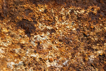 Old weathered and rusty metal surface