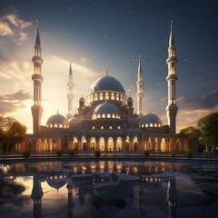 The beauty of mosques, Generative AI