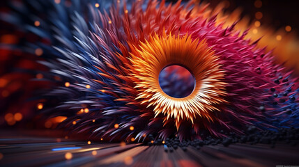 Obraz premium abstract fractal burst