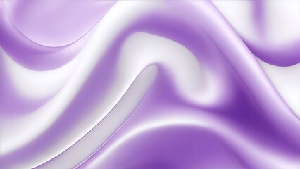 Fototapeta premium Soft pastel Violet shiny satin silk swirl wave background