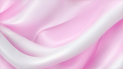 Obraz premium Soft pastel Pink shiny satin silk swirl wave background