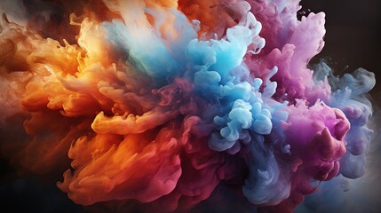 colorful cloud background - obrazy, fototapety, plakaty