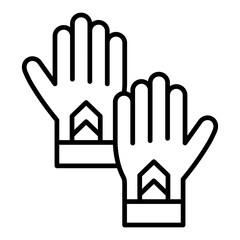 Obraz premium Gloves Icon