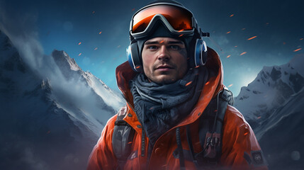 portrait of a person in a suit,generate ai	