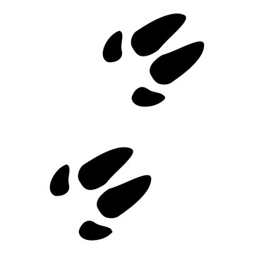 dog paw vector elements
