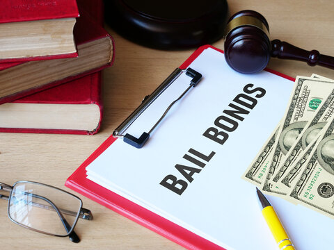 Bail bonds are shown using the text