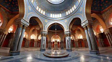 interior of the hagia sophia - obrazy, fototapety, plakaty