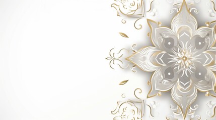 Islamic mandala motif with luxurious colors