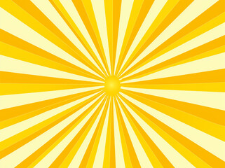 Starburst background, sunbeams going in all directions