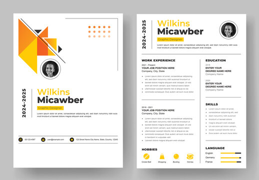 Resume Template Layout