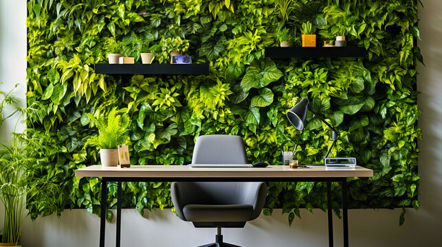 Bring nature indoors with this modern interior design featuring plants. The greenery, stylish furniture, and decorative elements create a refreshing and vibrant atmosphere.